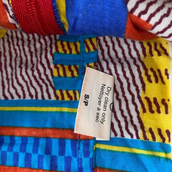 Osei Duro Geo Print Skirt Top Set Size S Anthropologie Designer Art To Wear - Picture 7 of 12